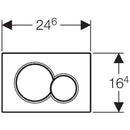 Complete WC set President wit met Geberit UP320