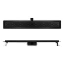 Douchegoot Classic 70 cm mat zwart - Douchegoten