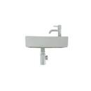 Fonteinset Kaya wit L’aqua Keramisch met Mat wit kraan en