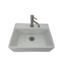 Fonteinset Latta wit L’aqua Keramisch met Geborsteld nikkel