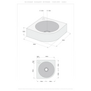 Fonteinset Viktor L’aqua Natuursteen met Zwarte kraan en