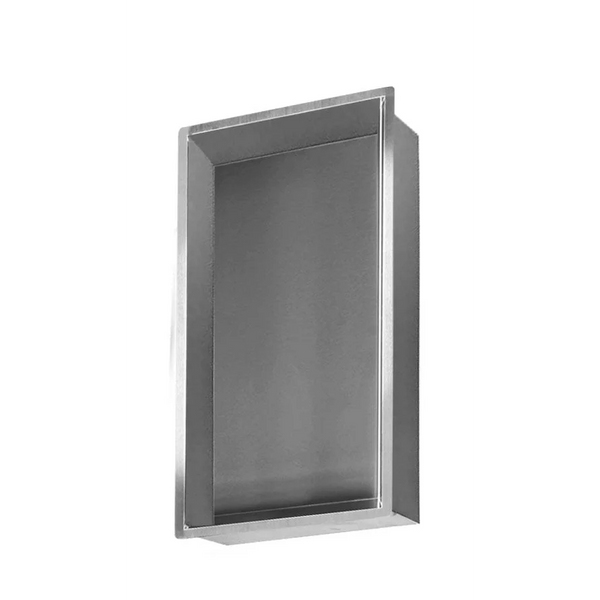 Inbouwnis RVS zilver 30 x 60 x 7 cm - Inbouwnissen