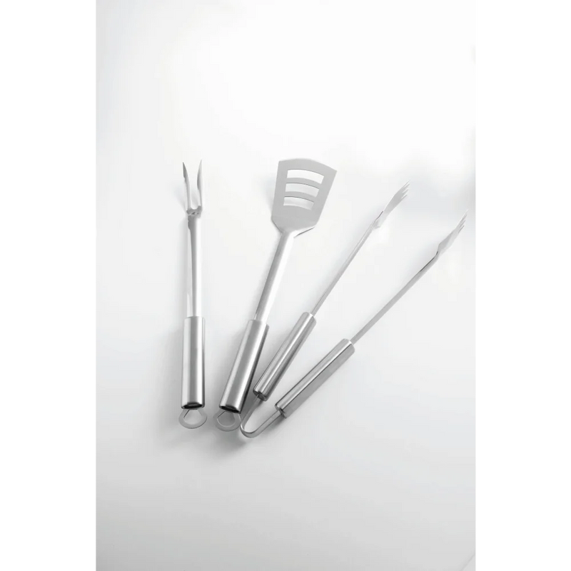Barbecueset Luxe - 5 Delig Voor De BBQ - 1 X Grillspatel Met Flesopener 1 X Grilltang 1 X Marinade Borstel 1 X Rvs Vleesvork 1 X Opvouwbare Tas Met Klitteband Barbecueset Luxe - 5 Delig Voor De BBQ - 1 X Grillspatel Met Flesopener 1 X Grilltang 1 X Marinade Borstel 1 X Rvs Vleesvork 1 X Opvouwbare Tas Met Klitteband