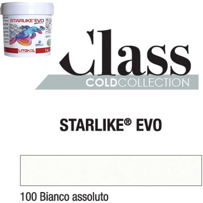 Litokol STARLIKE® EVO 100 Bianco assoluto 5kg - Voegmiddel