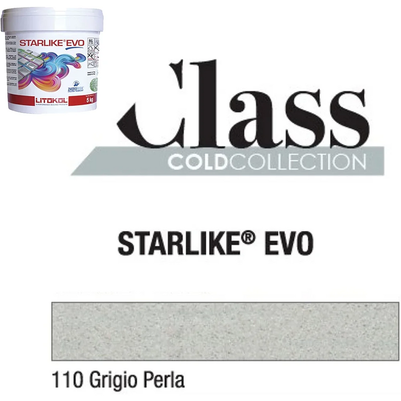 Litokol STARLIKE® EVO 110 Grigio perla 2,5 kg - Voegmiddel