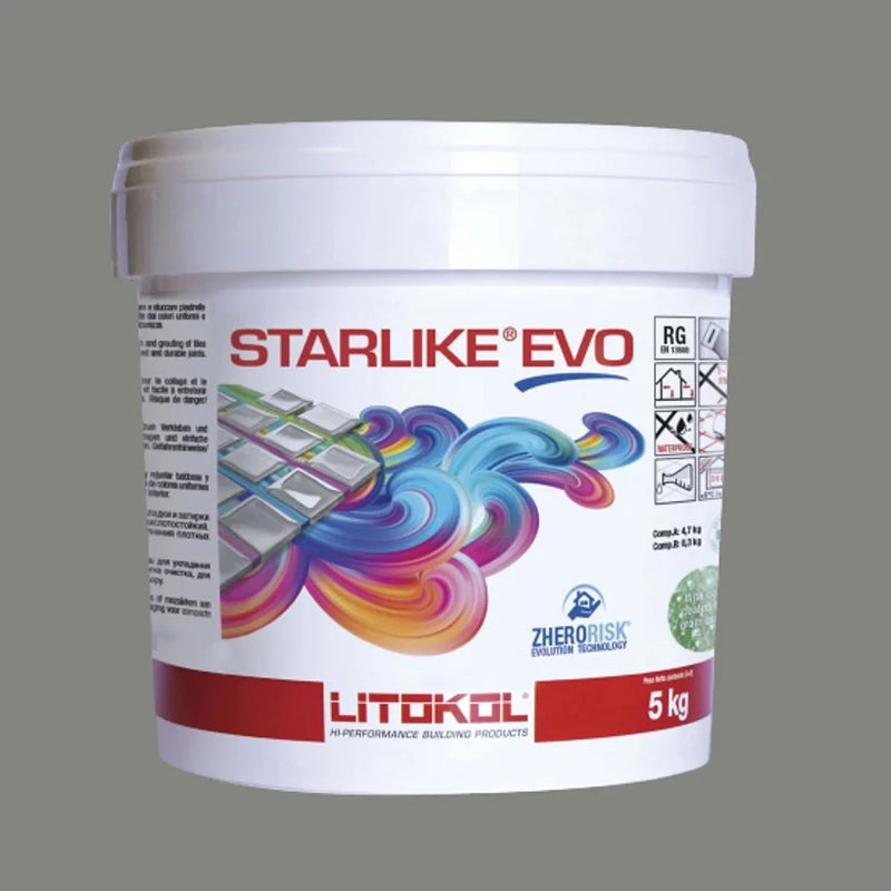 Litokol STARLIKE® EVO 120 Grigio piombo 2,5 kg - Voegmiddel