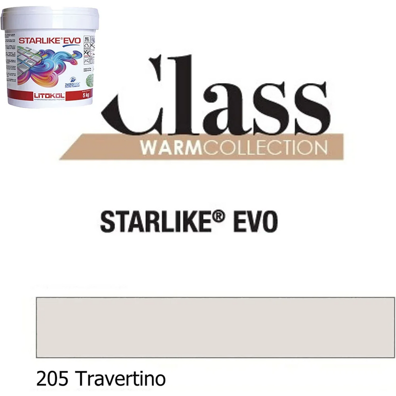 Litokol STARLIKE® EVO 205 Travertino 2,5 kg - Voegmiddel