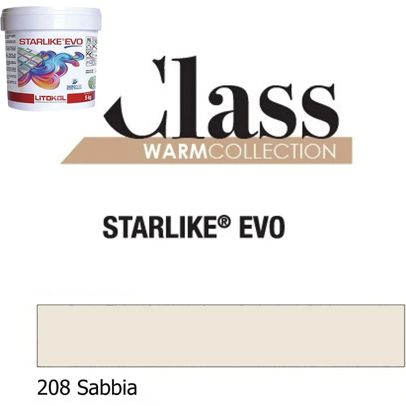 Litokol STARLIKE® EVO 208 Sabbia 5 kg - Voegmiddel