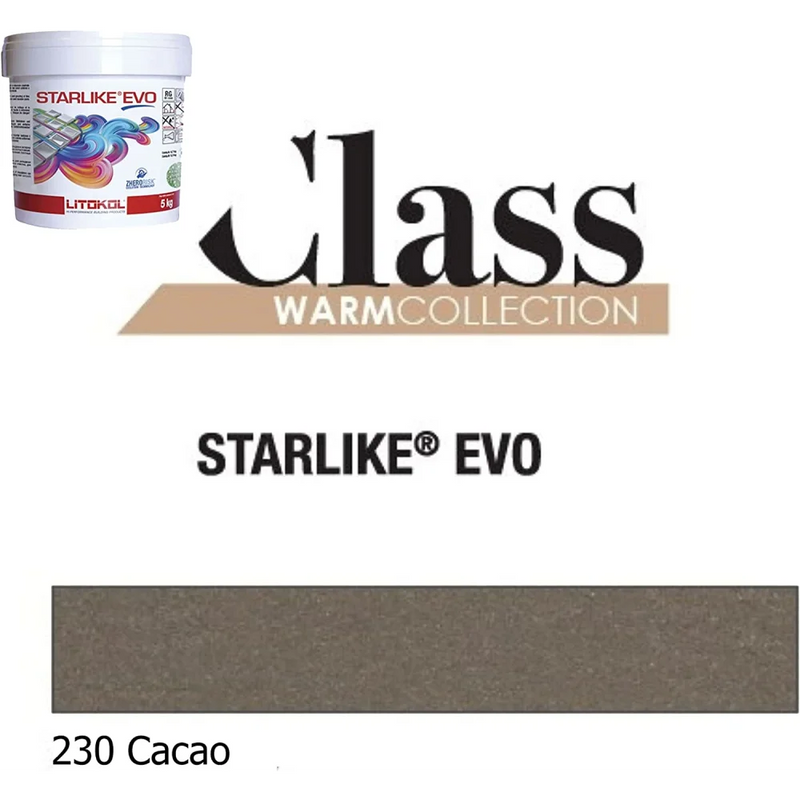 Litokol STARLIKE® EVO 230 Cacao 5 kg - Voegmiddel