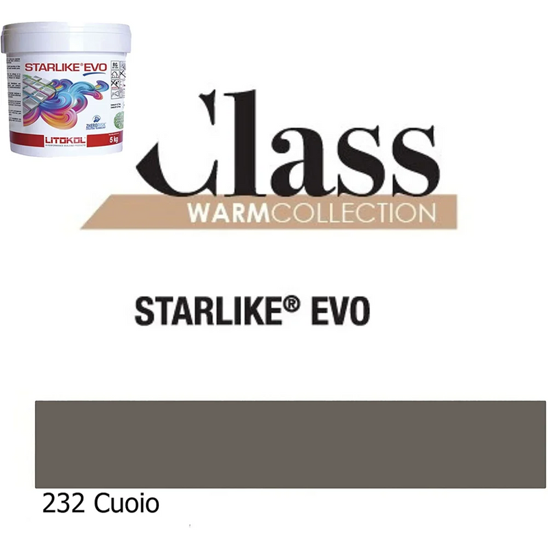 Litokol STARLIKE® EVO 232 Cuoio 2,5 kg - Voegmiddel