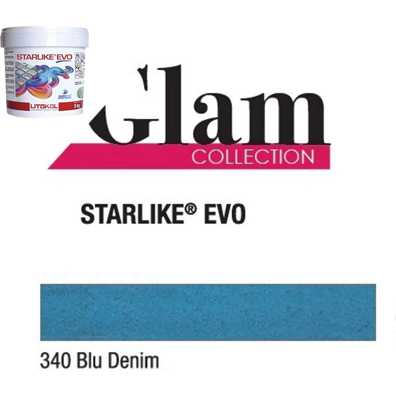 Litokol STARLIKE® EVO 340 Blu denim 2,5 kg - Voegmiddel