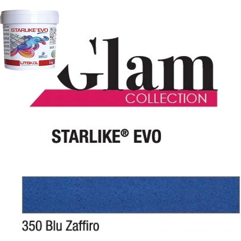 Litokol STARLIKE® EVO 350 Blu zaffiro 2,5 kg - Voegmiddel