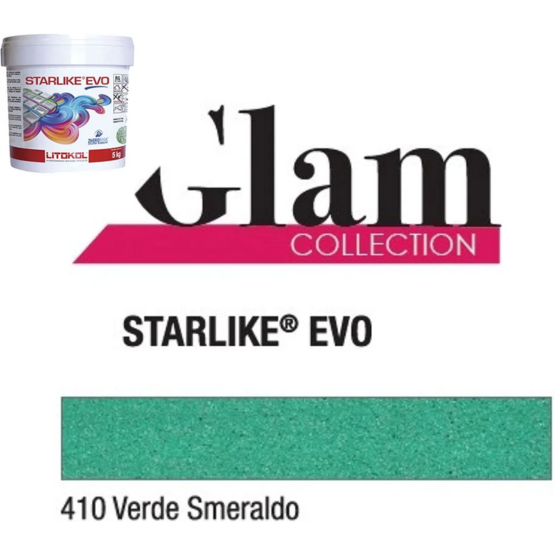 Litokol STARLIKE® EVO 410 Verde smeraldo 2,5 kg - Voegmiddel