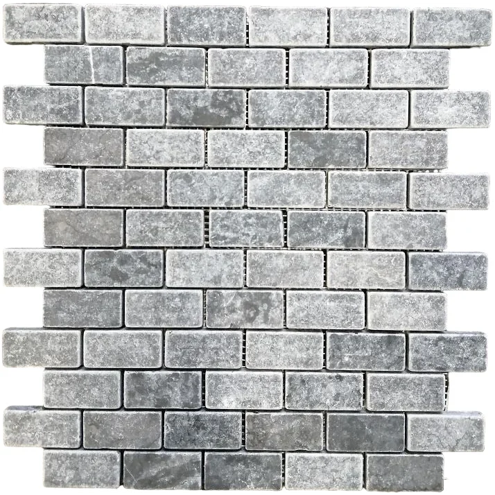 Mozaïek Grey 30 x 30 x 1 chip 23 x 48 mm - Mozaïek