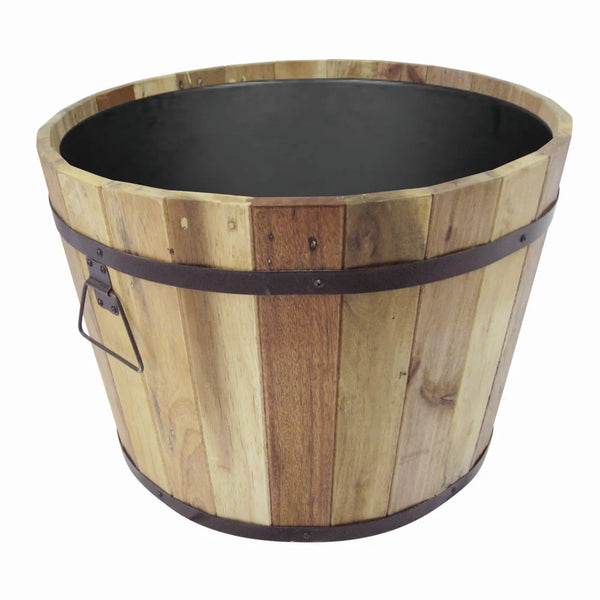 Ronde plantenbak L Kuip Lignum Acacia FSC 55 x 38 CM Naturel