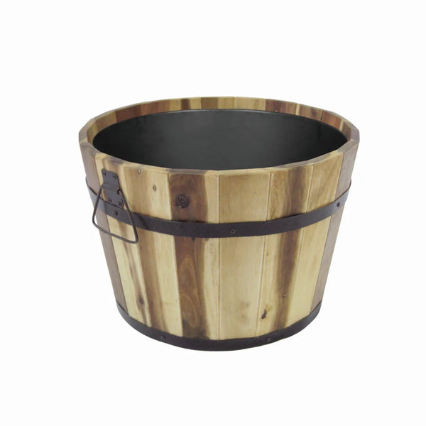 Ronde plantenbak S Kuip Lignum Acacia FSC 37 x 26 CM Naturel