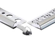 Tegelstrip 3w-hoekje aluminium rond witt 8mm - Tegelstrips