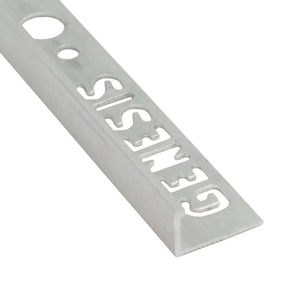 Tegelstrip aluminium 2,5m zilver - Tegelstrips