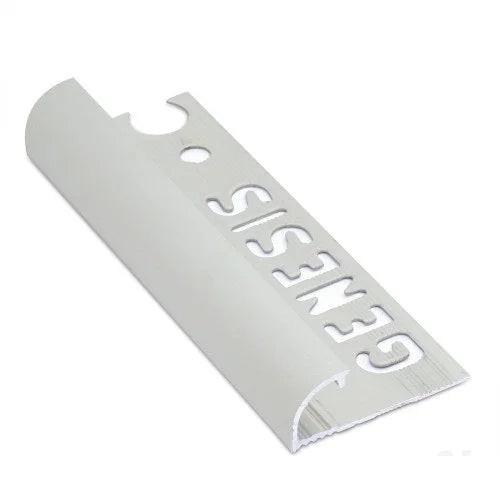 Tegelstrip aluminium ro.a.str.mat-zilver 8mm - Tegelstrips