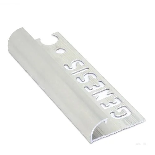 Tegelstrip aluminium ro.a.str.zilver 10mm - Tegelstrips