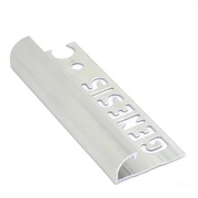 Tegelstrip aluminium ro.a.str.zilver 12mm - Tegelstrips