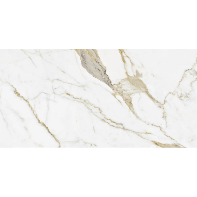 Vloertegel Gold calacata Glans 60 x 120 cm - Vloertegels