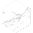 Vloertegel Swan white hexagon 20 x 20 cm - Vloertegels