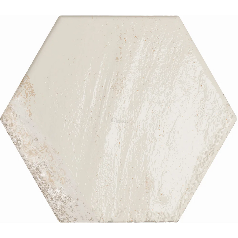 Wandtegel Carmen Hexagon beige 13 x 15 cm - Wandtegels