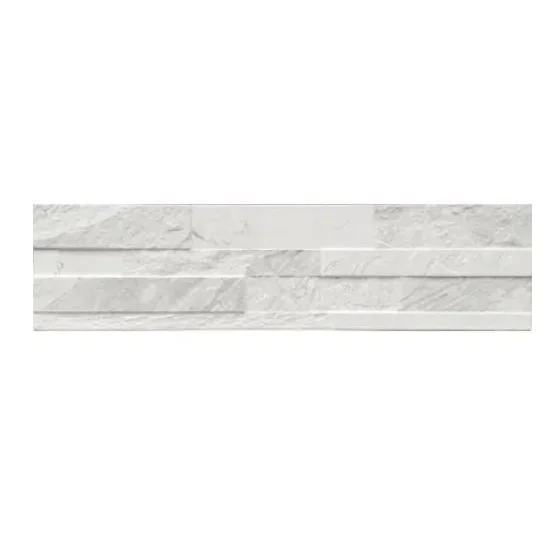 Wandtegel Gioa white 15 x 61 cm - Wandtegels