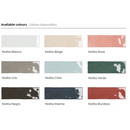 Wandtegel Nolita burdeos 6.5 x 20 cm - Wandtegels