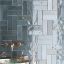 Wandtegel Nolita marine 6.5 x 20 cm - Wandtegels