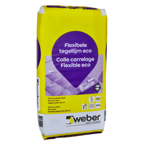 Weber Tegellijm Tile Flex ECO 20 kg - Tegellijm