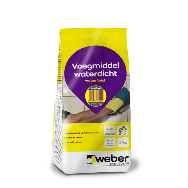 Weber Voegmiddel Antraciet 4 kg - Voegmiddel