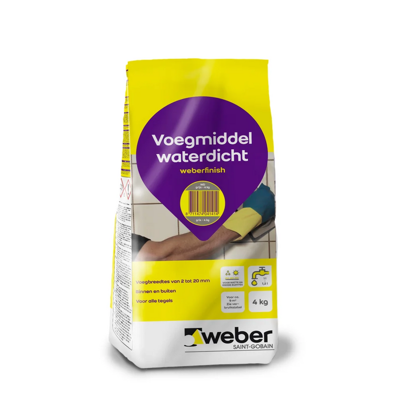 Weber Voegmiddel Grijs 4 kg - Voegmiddel