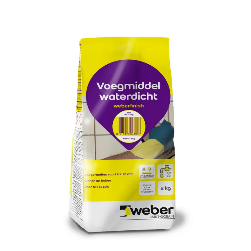 Weber Voegmiddel Wit 2 kg - Voegmiddel